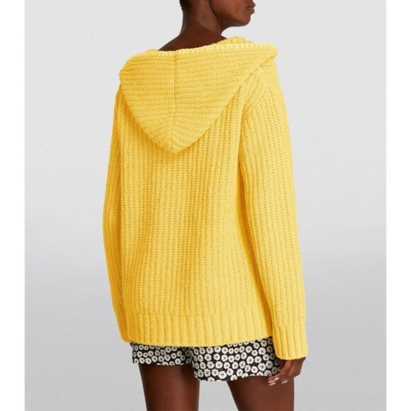 RE/DONE Knit Baja Buttercream Hoodie Size M - Picture 2 of 10